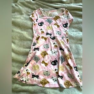 Girls cat dress
